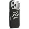 Etui Karl Lagerfeld IML Glitter KL       Diamond Logo do iPhone 17 Pro czarny